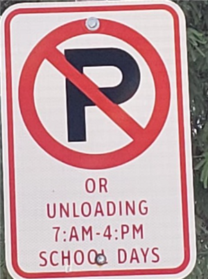 No Parking Sign 